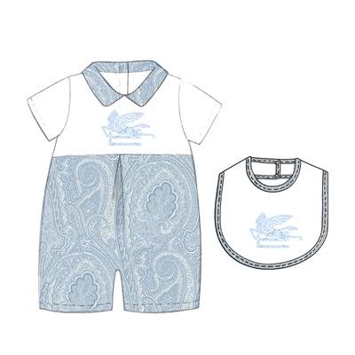 Комбинезон, слюнявчик в упаковке