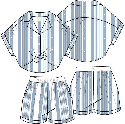 Блузка и шорты