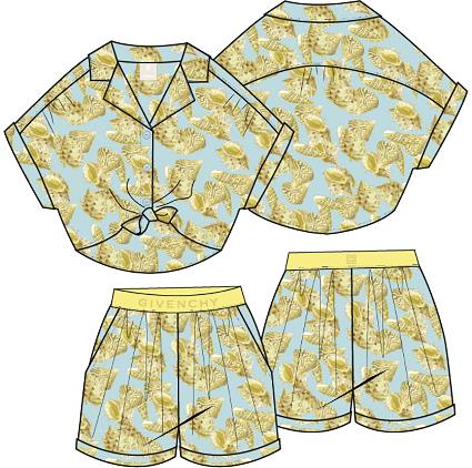 Блузка и шорты