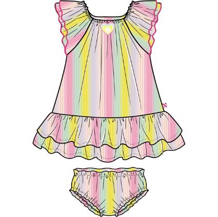 Платье с шортами