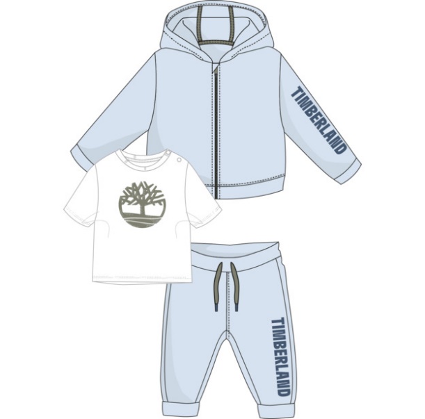 Толстовка, брюки и футболка