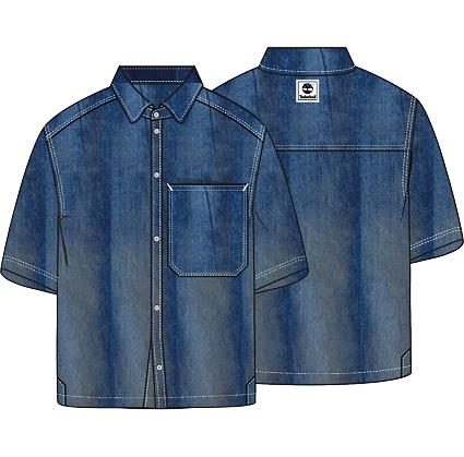 Рубашка джинсовая