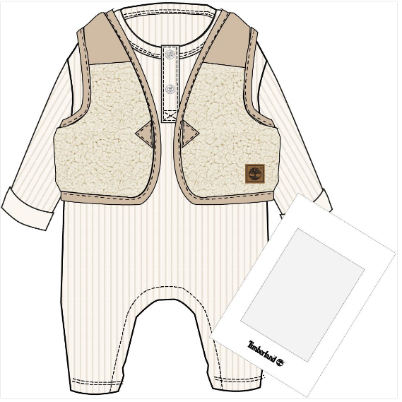 Комбинезон, жилет в упаковке