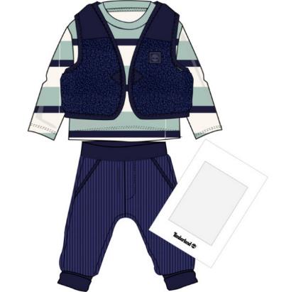 Жилет, футболка, брюки в упаковке