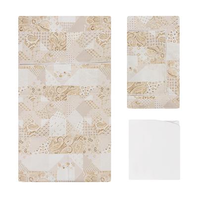 Простынь с наволочкой и пододеяльником