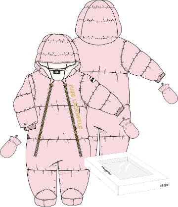 Комбинезон утепленный в упаковке