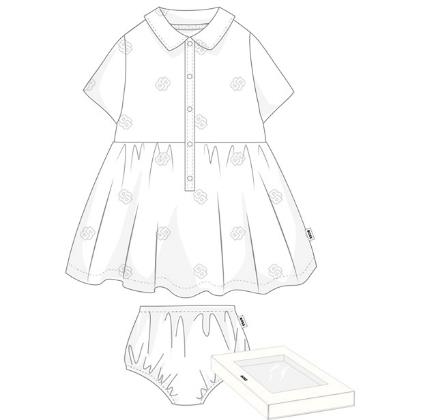 Платье с шортами