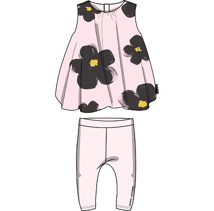 Платье и легинсы