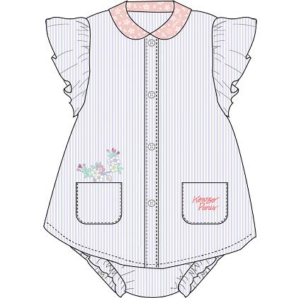 Платье с шортами