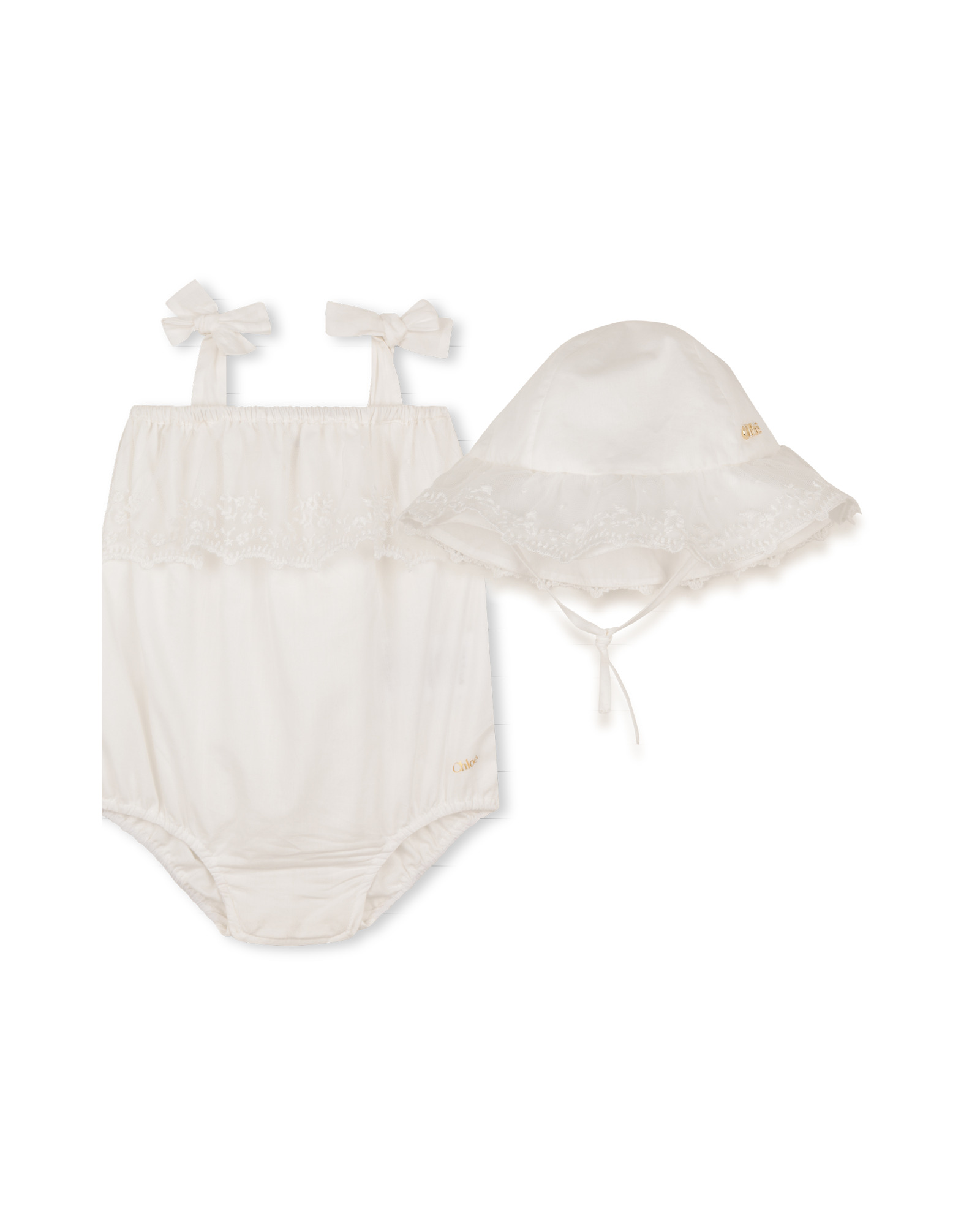 Комбинезон, шляпа в упаковке