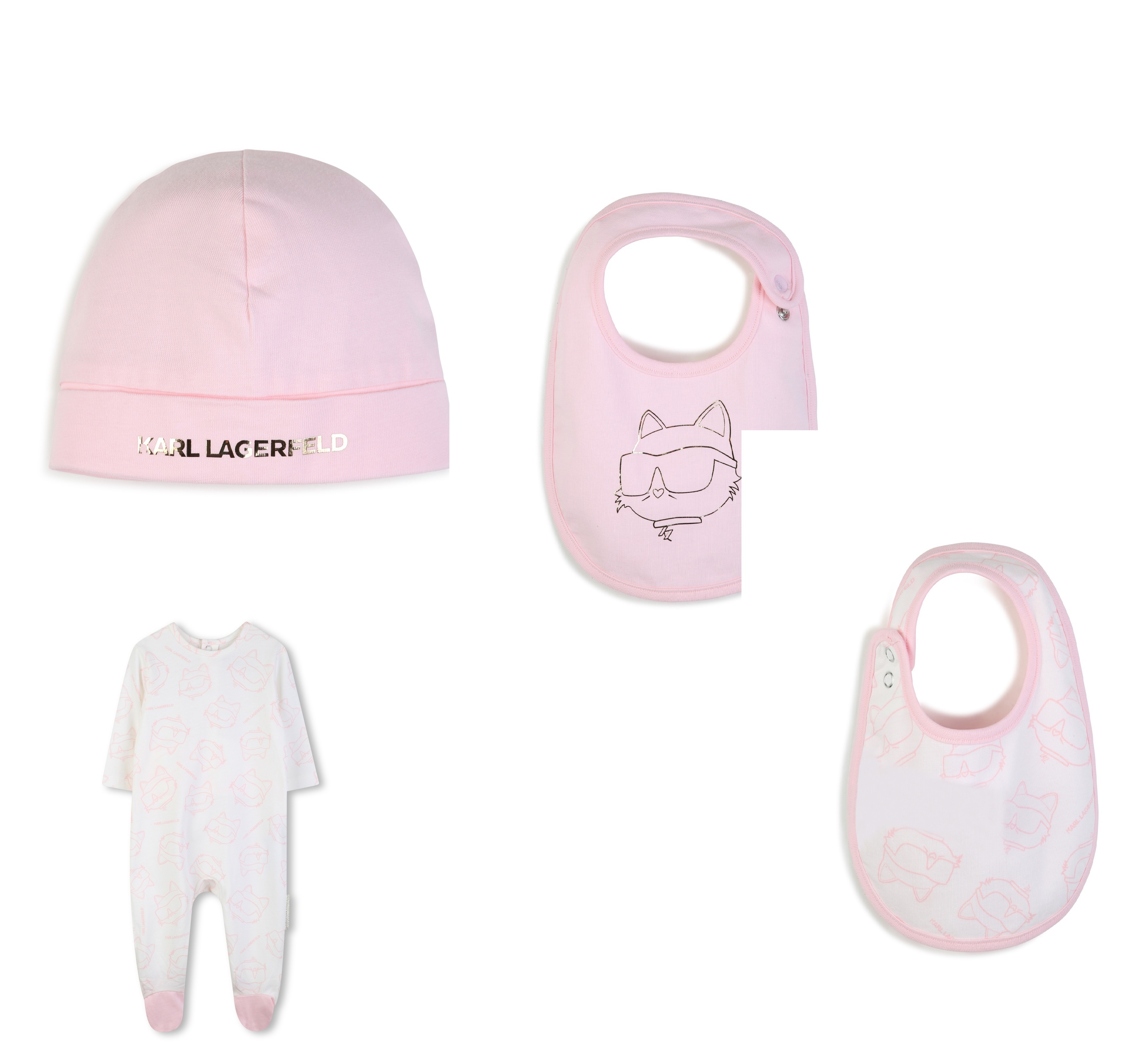 Комбинезон, шапка, слюнявчик 2 шт в упаковке