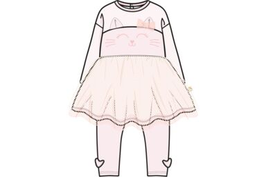 Платье, легинсы