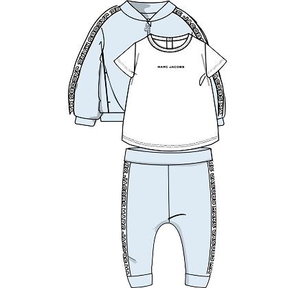 Кардиган, футболка и брюки