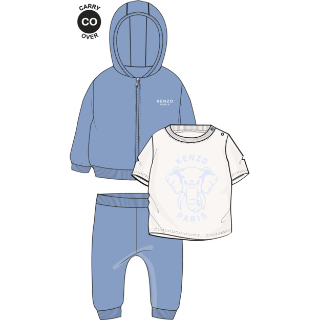 Костюм (толстовка, футболка, брюки)