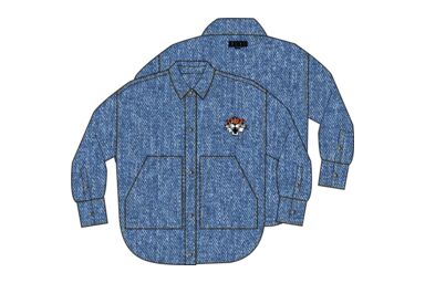 Рубашка джинсовая