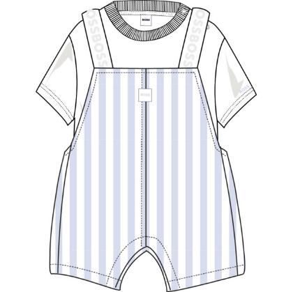 Полукомбинезон, футболка в упаковке