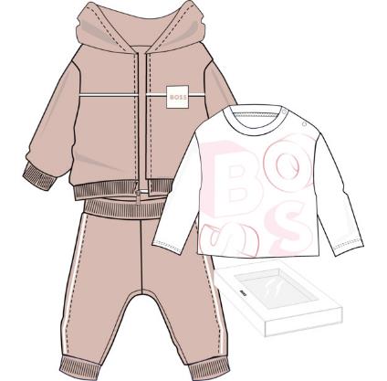 Костюм (толстовка, футболка, брюки) в упаковке